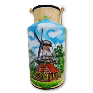 Handbemalte Milchkanne (5l) | Huevener Mühle